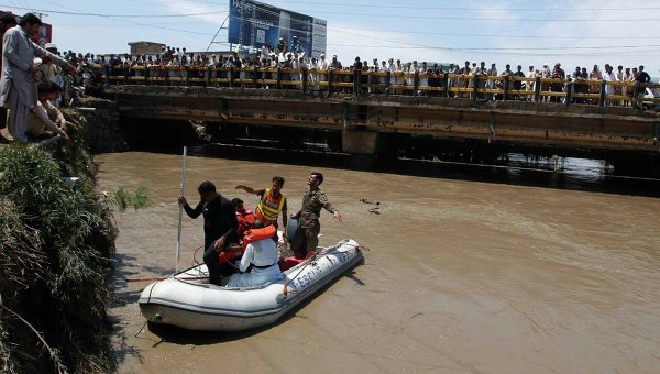 Наводнение из-за муссонных дождей в Пакистане