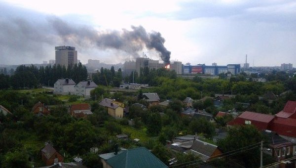 В Харькове горит Научно-исследовательский институ