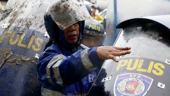 Столкновения с полицией на Филиппинах. Архивное фото