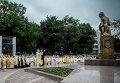 Церемонии открытия памятника Андрею Шептицкому во Львове