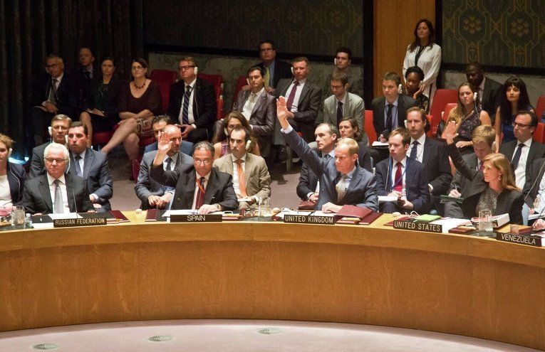 Заседание СБ ООН по трибуналу в деле по крушению Boeing 29 июля 2015 года