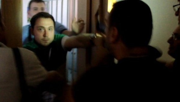 Нападение на журналистов во время следственных действий в Ильичевском порту