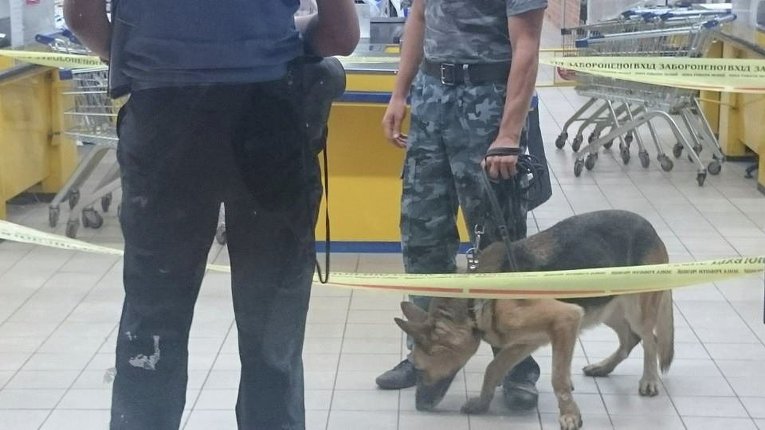 На месте стрельбы в супермаркете в Харькове