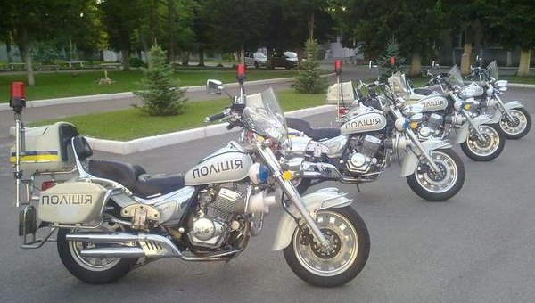 Мотоциклы полиции Киева