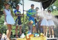 Первый этап международной велогонки в Одессе