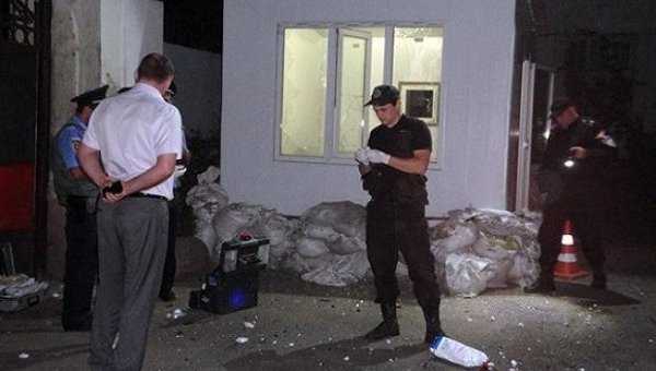 Взрыв в Одессе возле офиса Самообороны