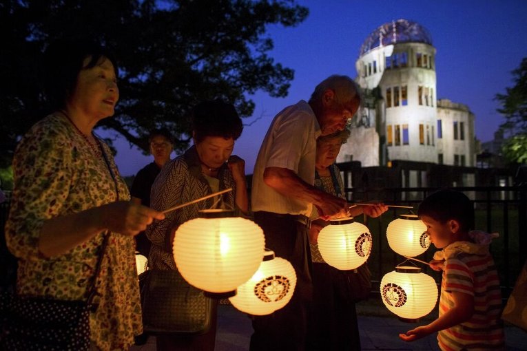 Мероприятия в память о жертвах атомной бомбардировки в Хиросиме