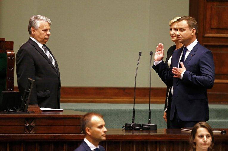 Инаугурация президента Польши Анджея Дуды