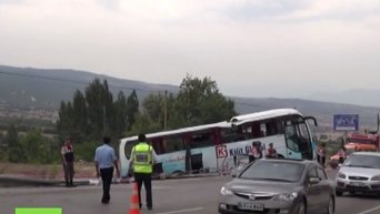 Авария туристического автобуса в турецкой провинции Денизли