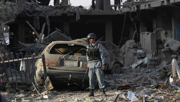 На месте взрыва в Кабуле