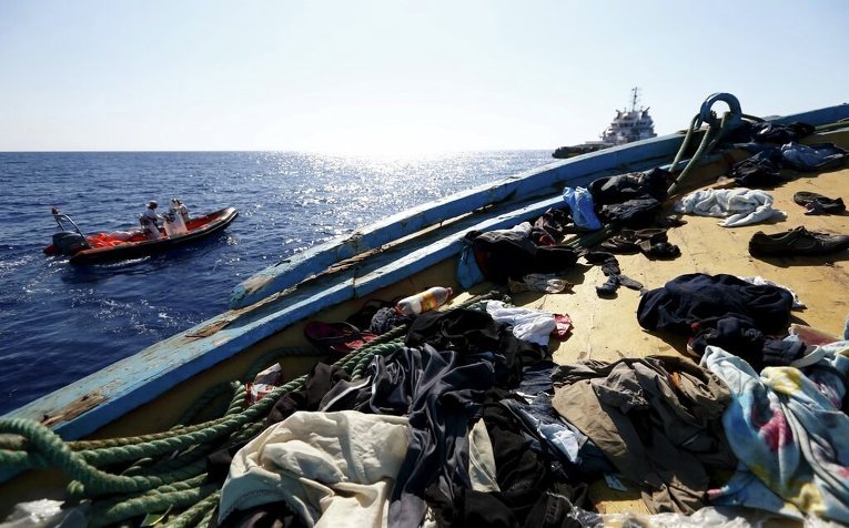 Спасение мигрантов в Европе