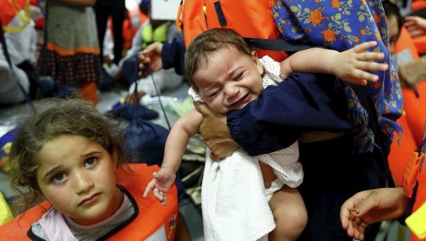 Спасение мигрантов в Европе