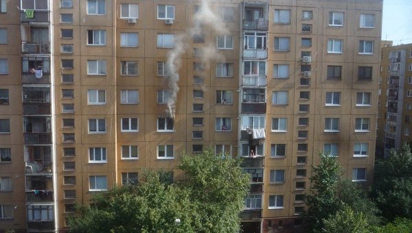 Пожар в многоэтажке Ужгорода