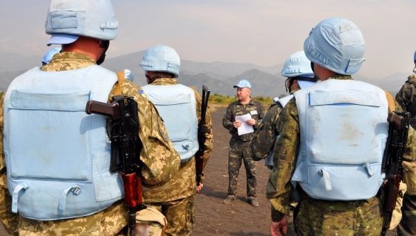Украинские миротворцы миссии ООН. Архивное фото