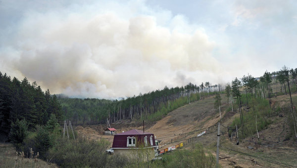 Пожары в Забайкальском крае