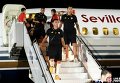 Игроки Севильи прибыли в Тбилиси, где 11 августа пройдет матч за Суперкубок УЕФА