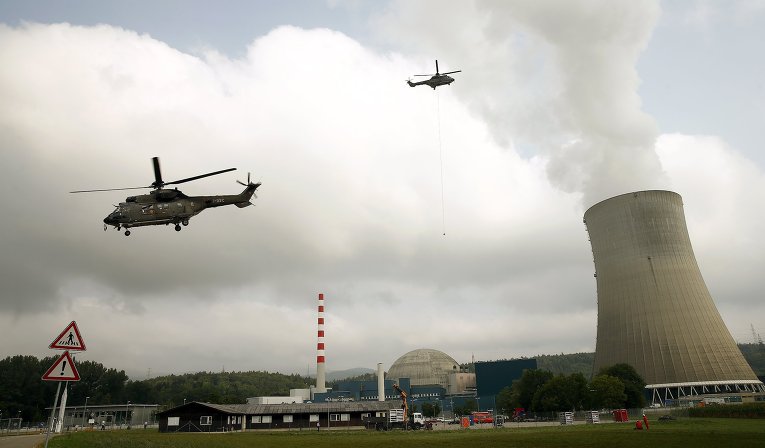 ИТОГИ Вертолеты ВВС Швейцарии летать во время учений над швейцарской АЭС