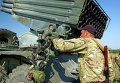 Учения украинских артиллеристов