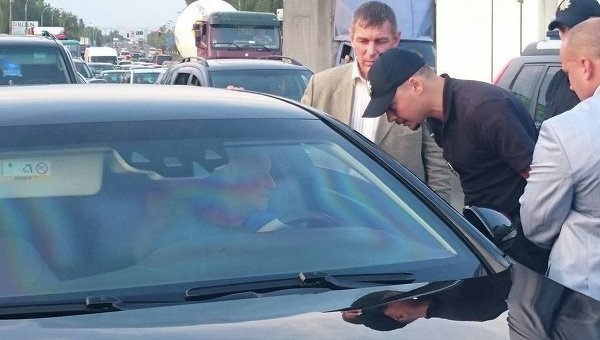 Полиция остановила кортеж вице-президента УЕФА Григория Суркиса