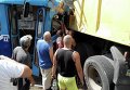 Столкновение грузовика и трамвая в Одессе на Люстдорфской дороге