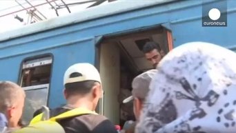 Македония: мигранты штурмуют поезда