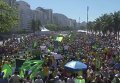 Масштабные акции протеста в Бразилии. Видео