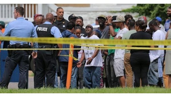 Конфликт на месте гибели афроамериканца в Сент-Луисе