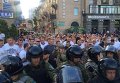 Столкновения фанатов и милиции на Майдане Незалежности в Киеве
