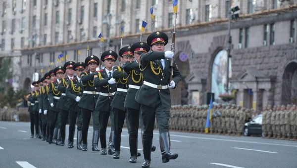 Репетиция парада ко Дню независимости Украины. Архивное фото