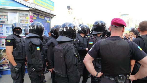 Милиция в центре Киева. Архивное фото