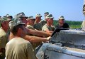 Тактические учения мобилизованных военных во Львовской области