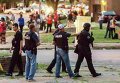 Митинг в Сент-Луисе (штат Миссури), где как полицейские застрелили вооруженного афроамериканца