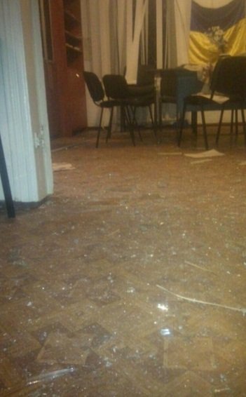 Ночью в Николаеве в офисе волонтеров произошел взрыв