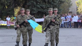Празднование Дня государственного флага в Донбассе
