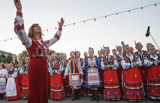 Празднование Дня Независимости в Ужгороде
