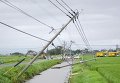 Разрушения после тайфуна Гони в Японии