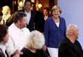 Канцлер Германии Ангела Меркель приняла участие в общественном форуме в Дуйсбурге