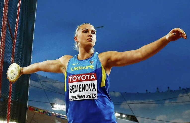 Украинка Наталья Семенова в финале чемпионата мира в Пекине