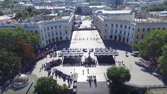 Присяга патрульной полиции Одессы. Видео