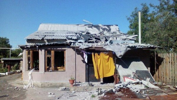 Обстрел мирных населенных пунктов Донецка