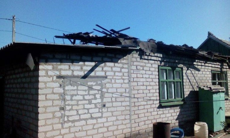 Обстрел мирных населенных пунктов Донецка