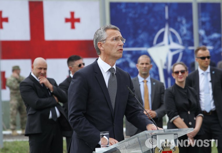 Открытие совместного учебно-тренировочного центра НАТО в Грузии