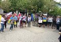 Пикет посольства России в Берлине