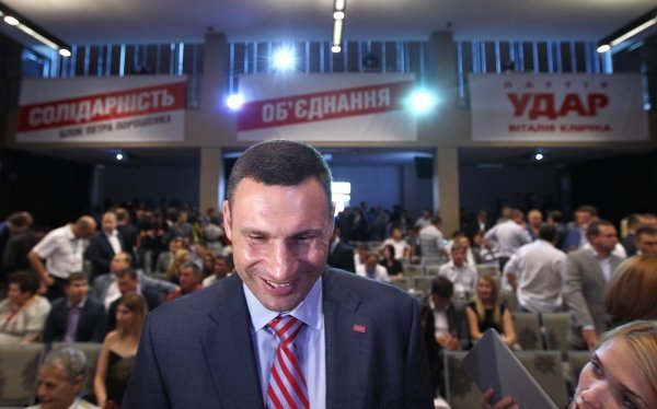 Виталий Кличко на съезде БПП Соладарность и УДАРа