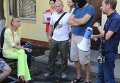 Акция протеста воюющих в Донбассе иностранцев
