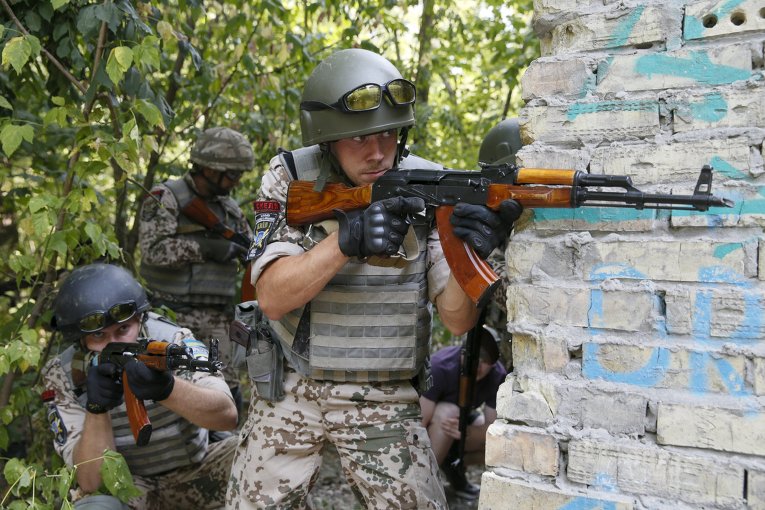 Антитеррористические учения батальона Киев-1