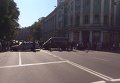 Перекрытие улицы Грушевского в Киеве активистами Правого сектора
