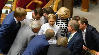 Глава фракции Батькивщина Юлия Тимошенко. Архивное фото