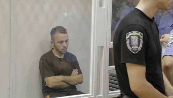 Игорь Гуменюк, подозреваемый в броске гранаты под Верховной Радой 31 августа 2015 г.
