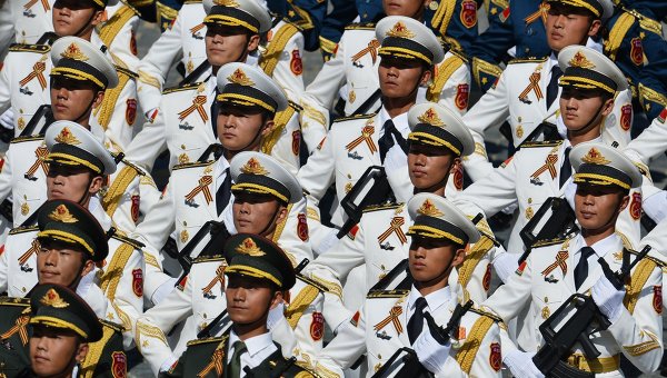 Военнослужащие Народно-освободительной армии Китая. Архивное фото